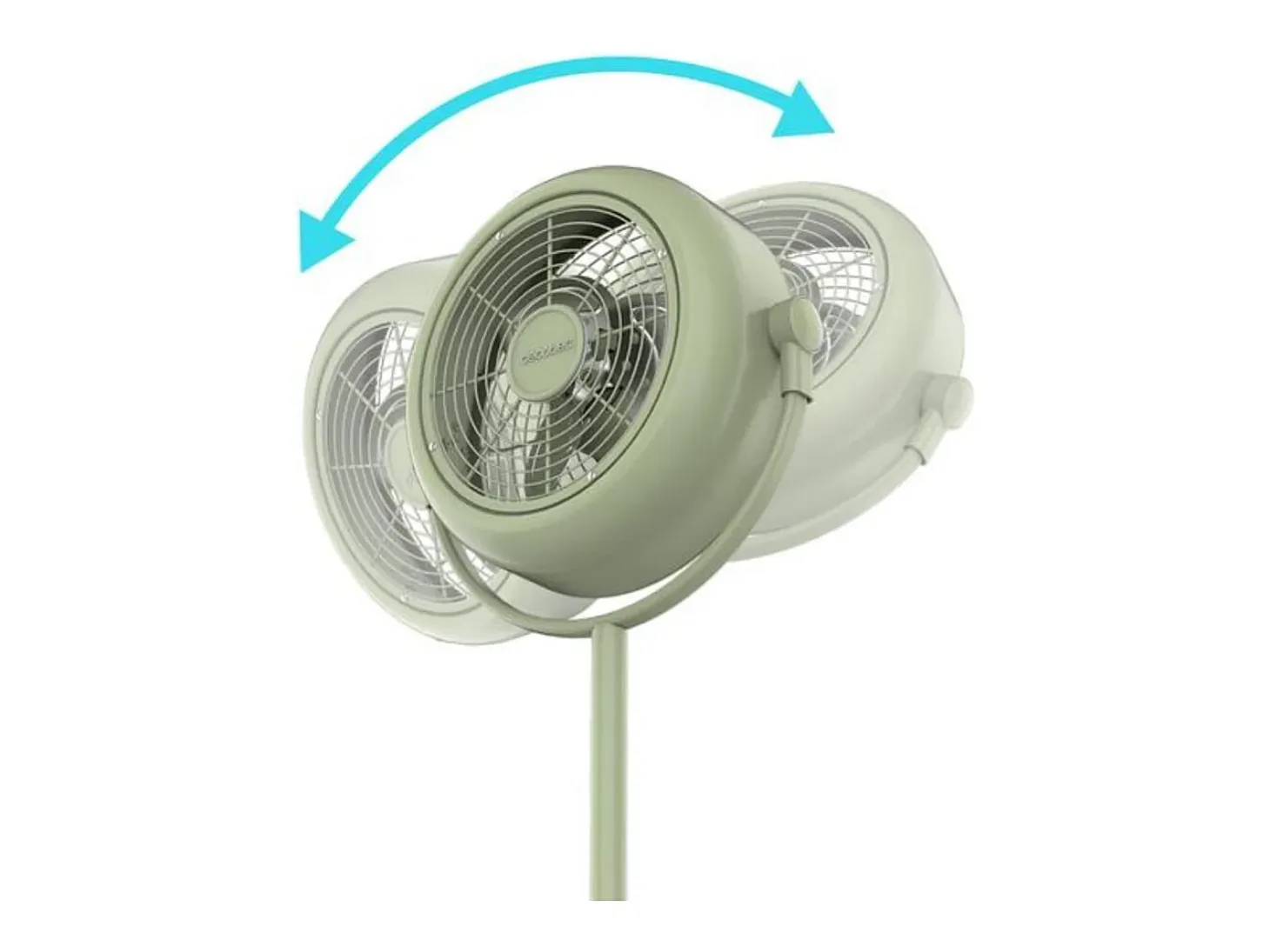 Ventilador de pie Cecotec EnergySilence 250 ClassicStyle 25W 3 aspas 2 velocidades verde