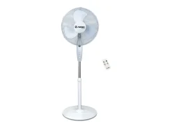 Ventilador de Pie Ø40cm 40W 3 Velocidades Neos Comfort Blanco con Mando Raydan Home