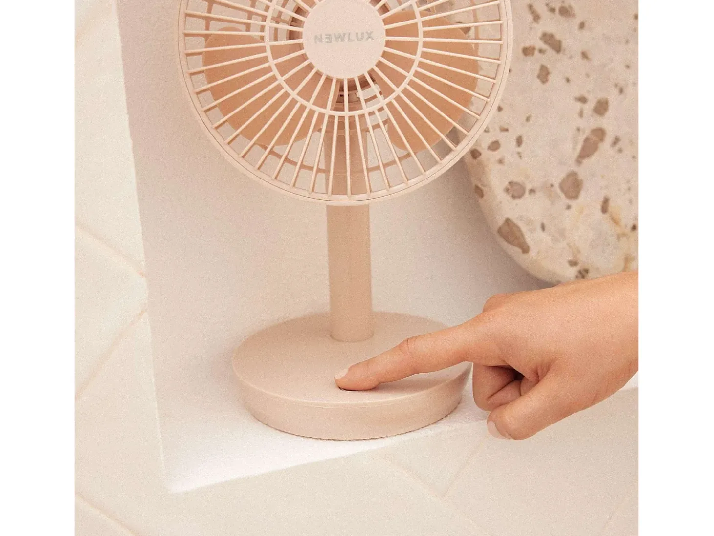 Ventilador de Sobremesa USB Desk W300 Rosa - Newlux