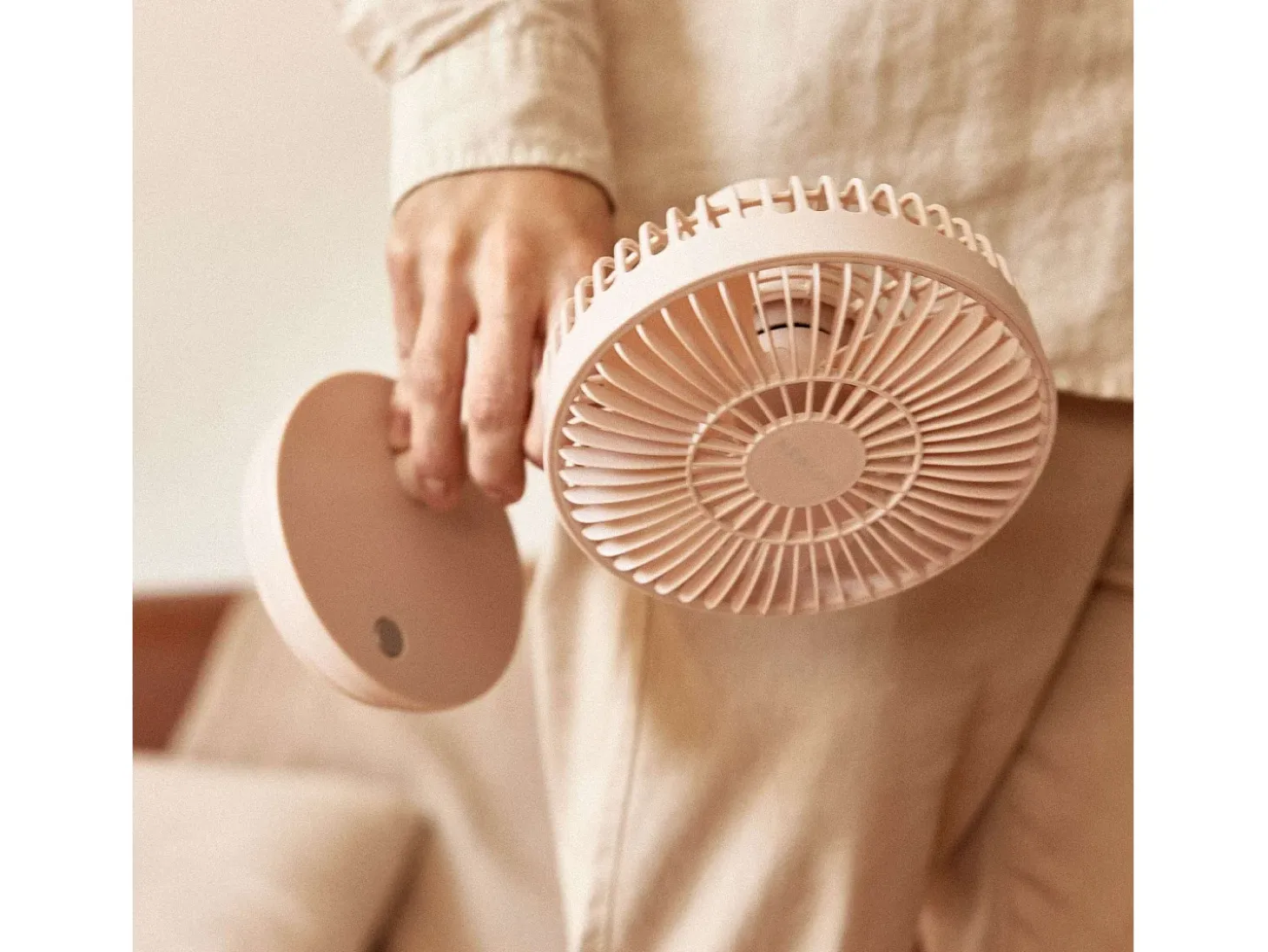 Ventilador de Sobremesa USB Desk W300 Rosa - Newlux