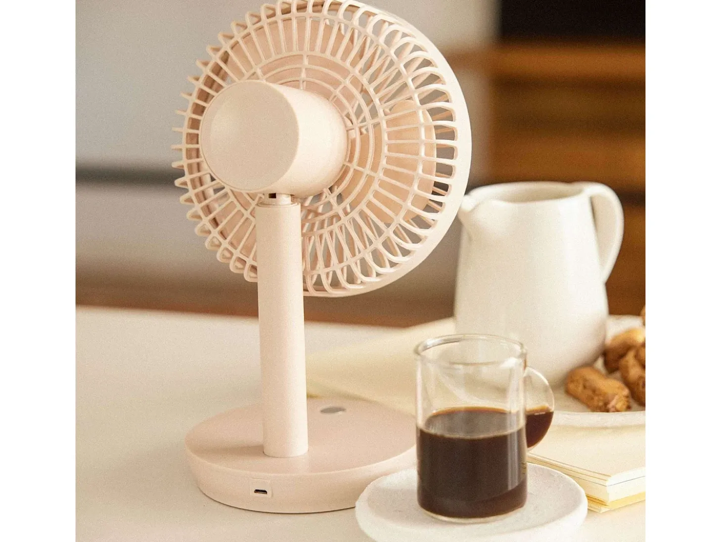 Ventilador de Sobremesa USB Desk W300 Rosa - Newlux