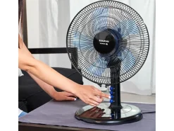 Ventilador de sobremesa FM SB-140 40W 3 velocidades blanco Ø40 cm