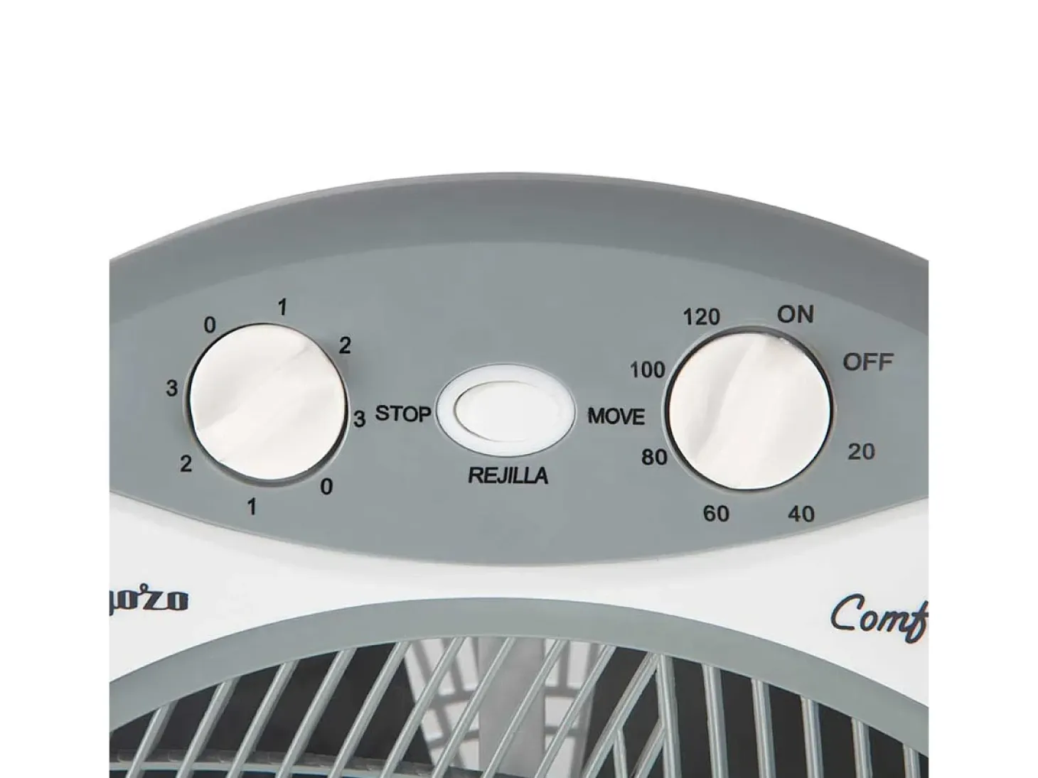 Ventilador de suelo Orbegozo BF 1030 45W 3 velocidades blanco 30 cm