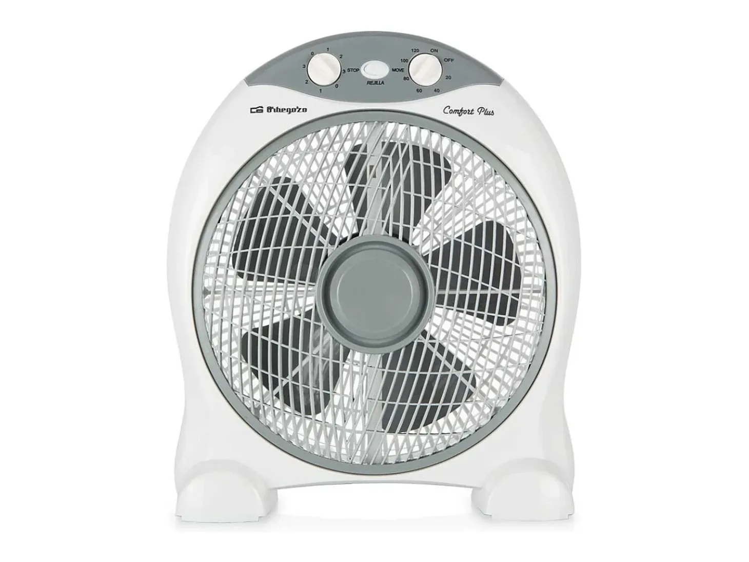 Ventilador de suelo Orbegozo BF 1030 45W 3 velocidades blanco 30 cm