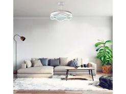 Ventilador de techo Antea Bel Air 80W 4 aspas retráctiles blanco Ø108 cm