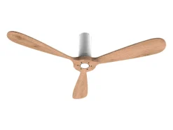 Ventilador de techo Cecotec EnergySilence 5500 White Aqua Connected 40W 3 aspas WiFi mando a distancia blanco/madera