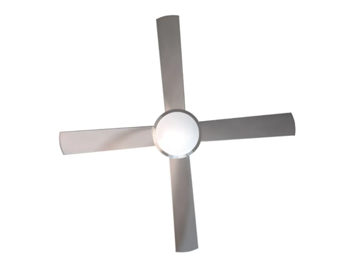 Ventilador de techo Cecotec EnergySilence Aero 570 60W 4 aspas mando a distancia gris