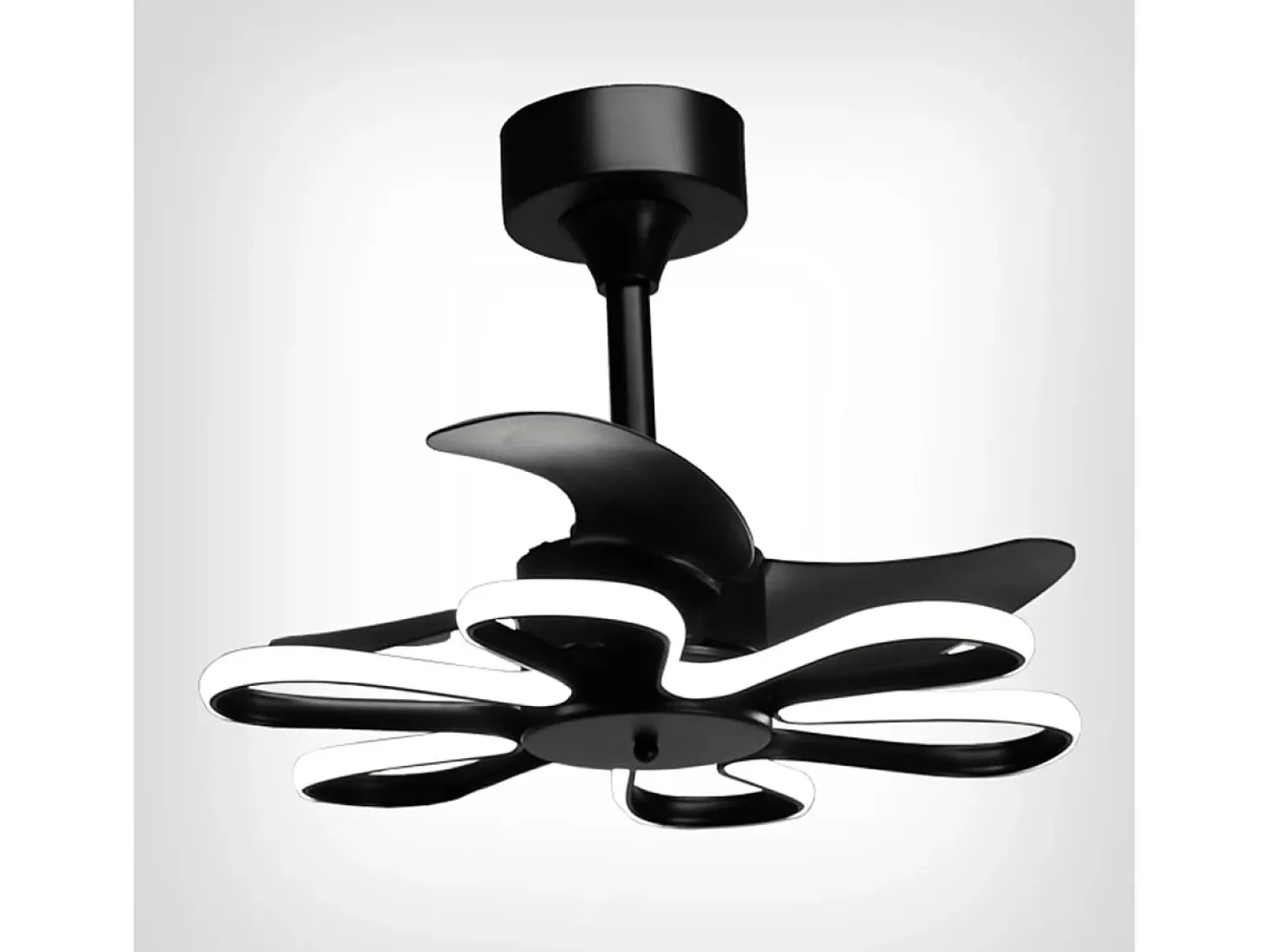 Ventilador de techo Enebro Bel Air DC LED 30+30W negro Ø53x41 cm