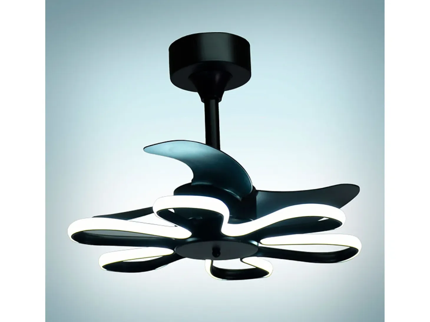 Ventilador de techo Enebro Bel Air DC LED 30+30W negro Ø53x41 cm