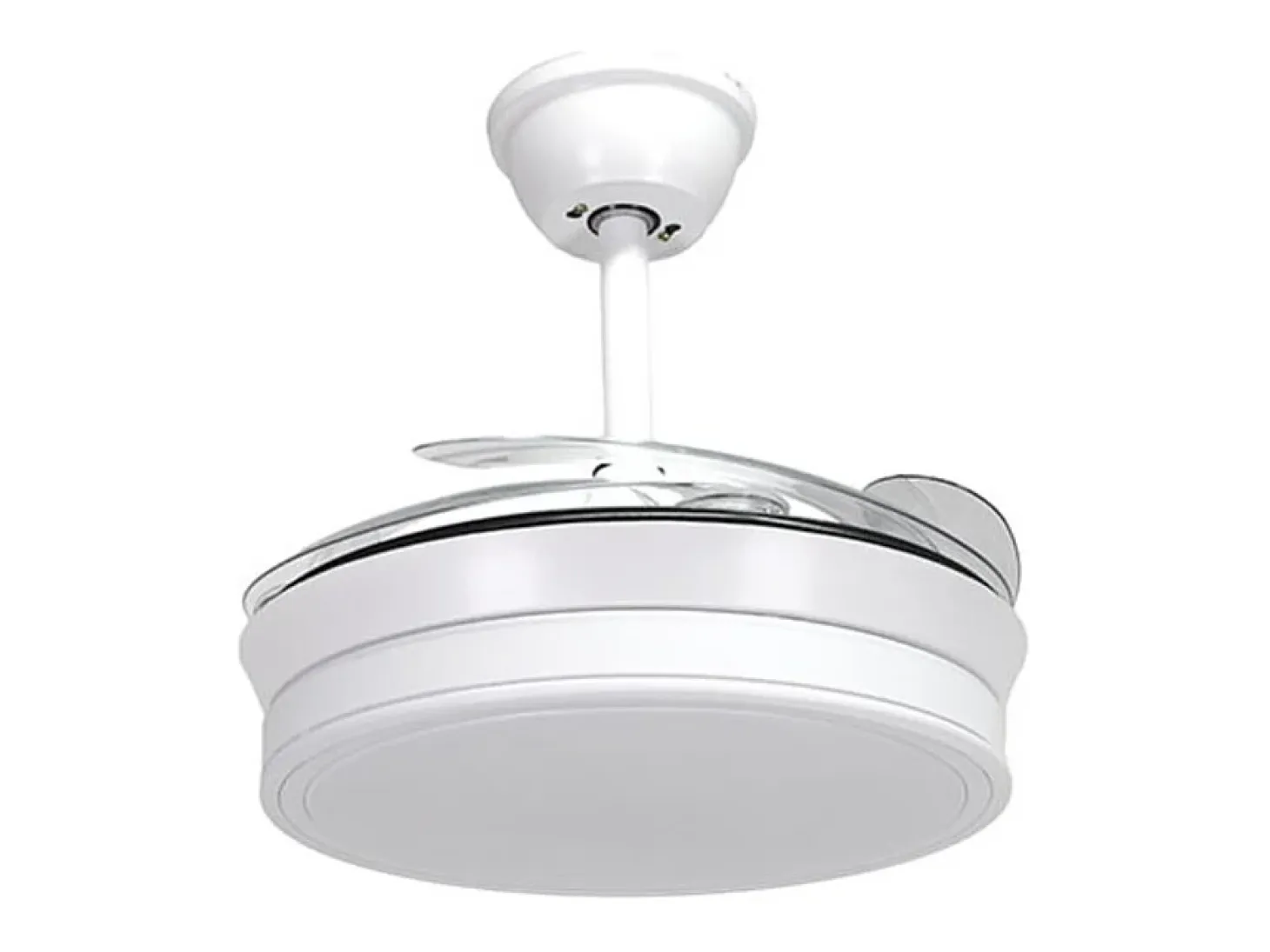 Ventilador de techo New Asgard Mini Bel Air 48W 4 aspas retráctiles blanco Ø91 cm