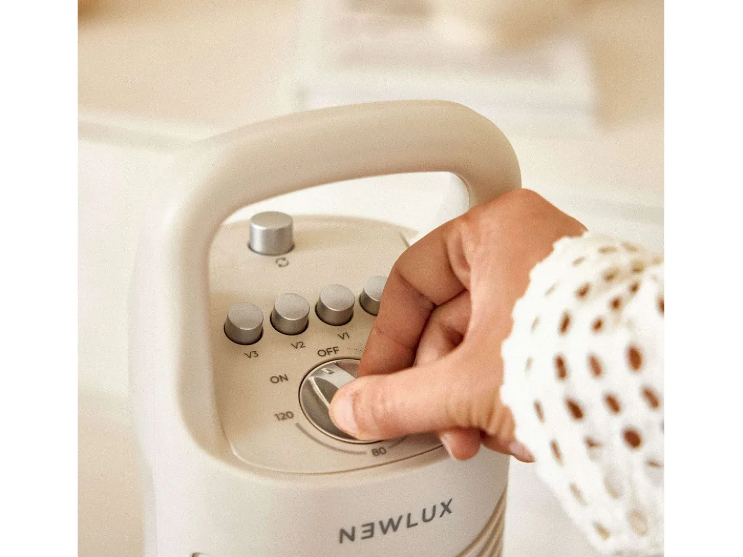 Ventilador de Torre W80 Blanco roto - Newlux