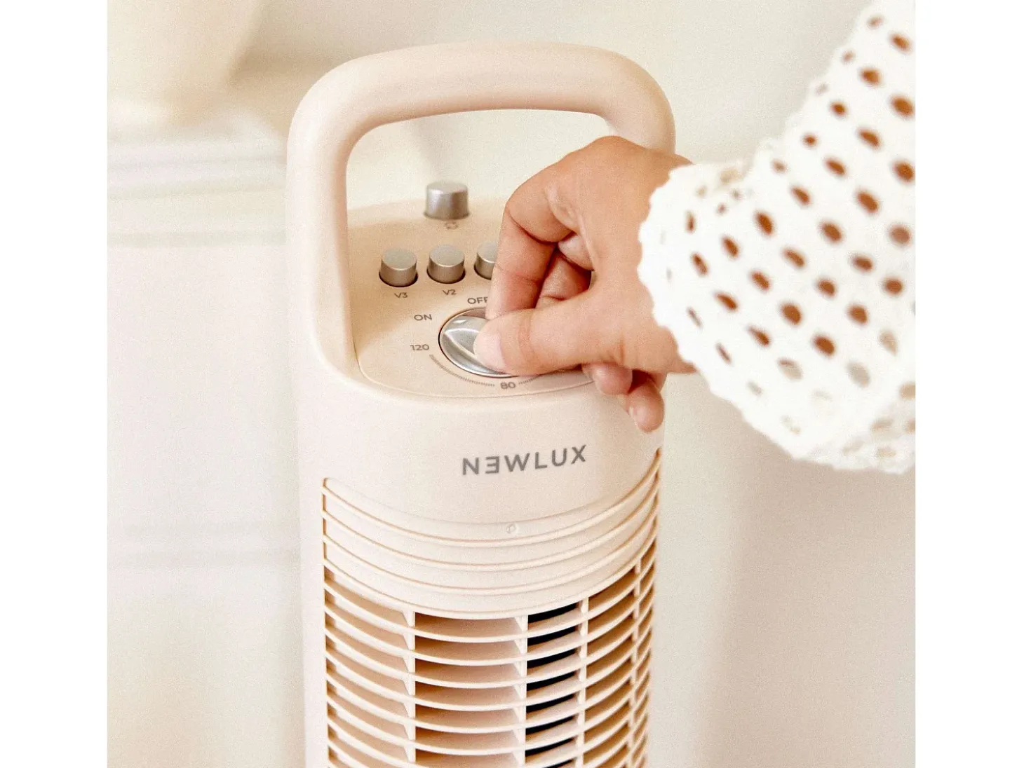 Ventilador de Torre W80 Rosa - Newlux