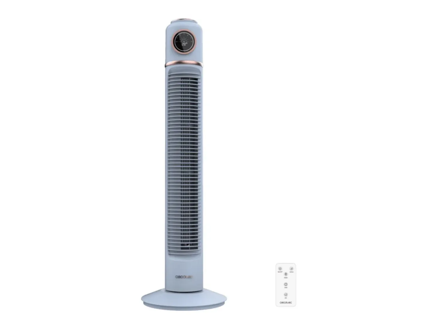 Ventilador de torre Cecotec EnergySilence 1090 Skyline Retro Smart 40W oscilante azul