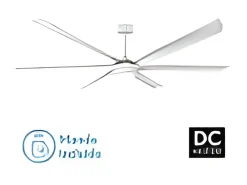 Ventilador Extragrande Dc Marea Blanco Led 3 Temperaturas