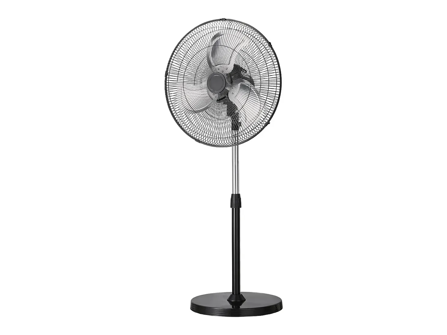Ventilador SucceBuy 570mm Ventilador de Pie con 3 Velocidades, Ajustable en Altura 110,5-138cm
