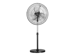 Ventilador SucceBuy 570mm Ventilador de Pie con 3 Velocidades, Ajustable en Altura 110,5-138cm