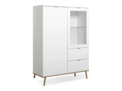 Vitrina 2 puertas y 2 cajones - Al. 140 cm - Copenhague