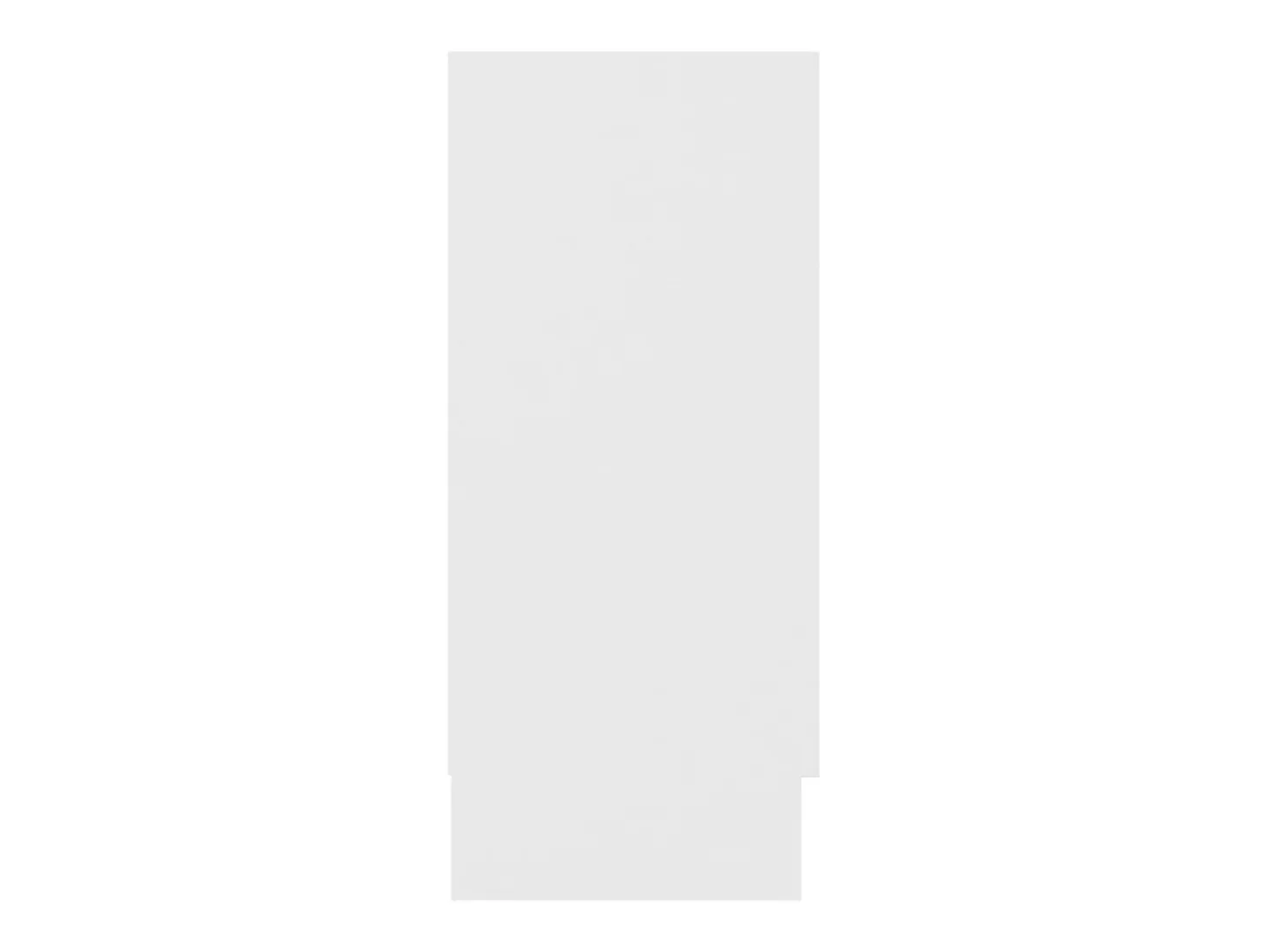 Vitrina blanca 120x30,5x70 cm Madera contrachapada