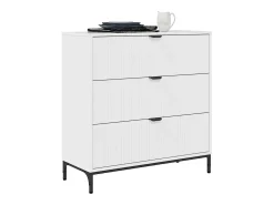 Vitrina Blanco brillante 79.5 x 33 x 82 cm Madera contrachapada