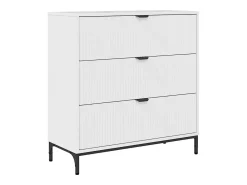 Vitrina Blanco brillante 79.5 x 33 x 82 cm Madera contrachapada