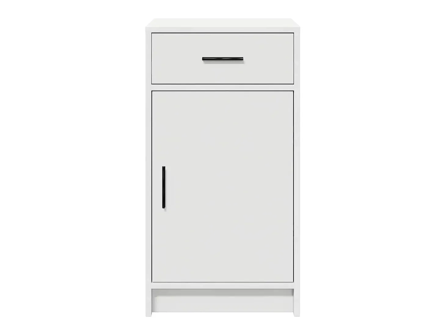 Vitrina con cajón Blanco 40 x 40.5 x 75 cm Madera contrachapada