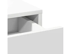 Vitrina con cajón Blanco 40 x 40.5 x 75 cm Madera contrachapada