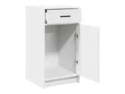 Vitrina con cajón Blanco 40 x 40.5 x 75 cm Madera contrachapada