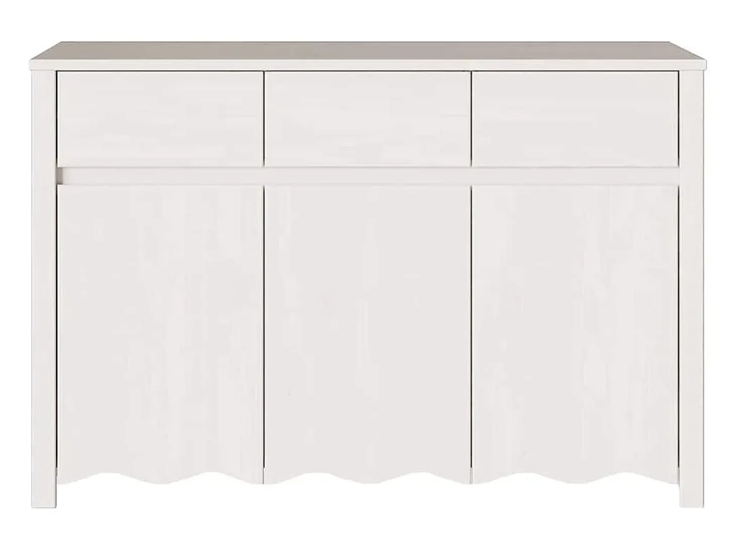 Vitrina Drammen 114 x 43 x 75.5 cm Madera maciza de Pino