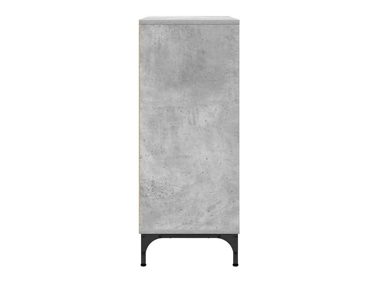 Vitrina Gris hormigón 79.5 x 33 x 82 cm Madera contrachapada