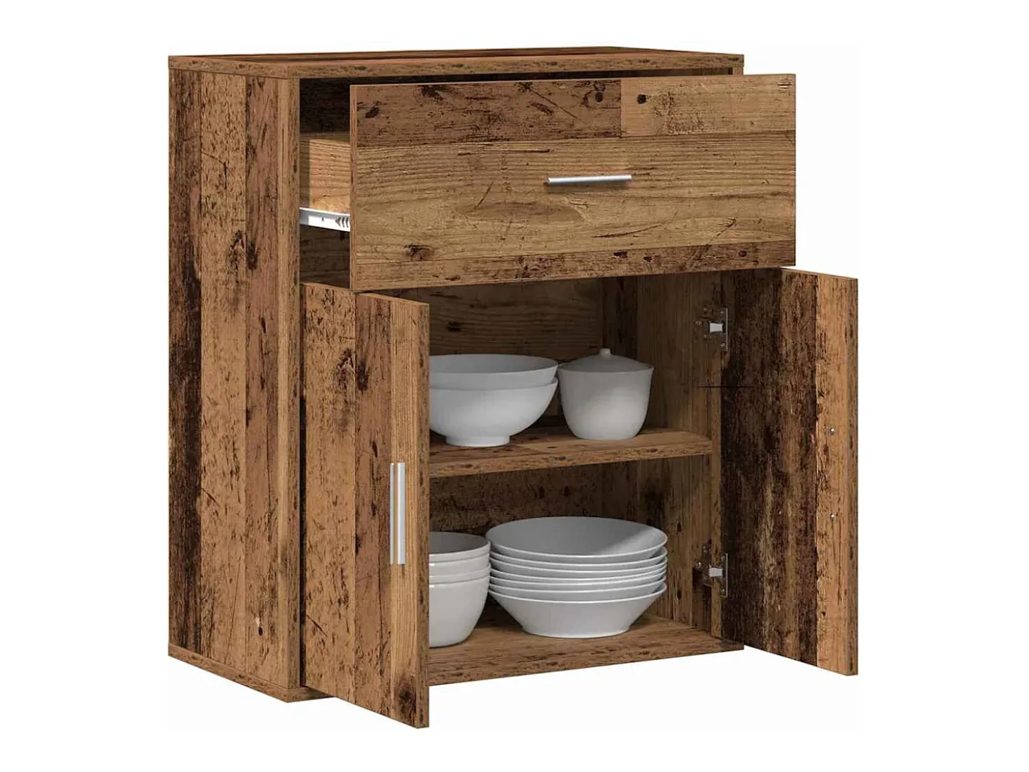 Vitrina Madera antigua 60 x 31 x 70 cm Madera contrachapada