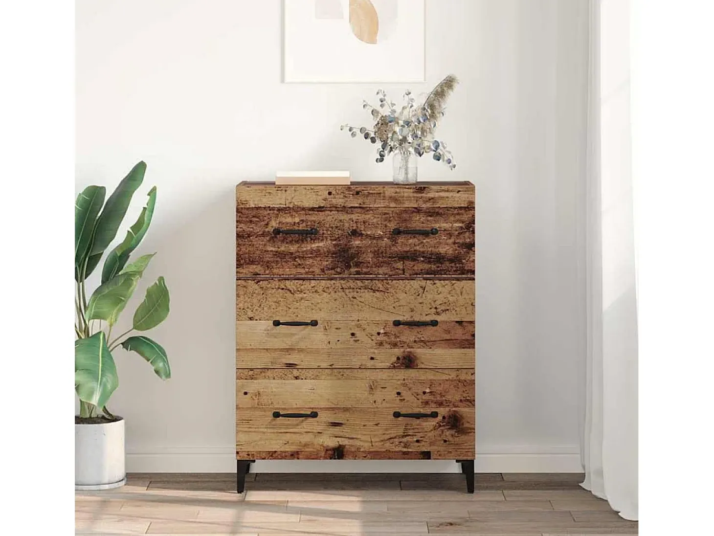 Vitrina Madera vieja 69.5 x 34 x 90 cm Madera contrachapada