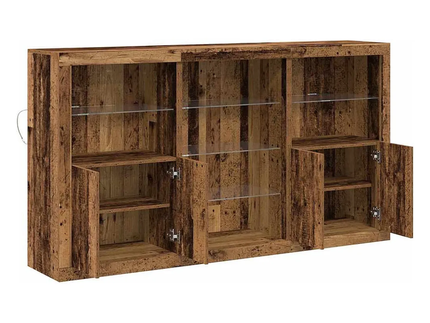 Vitrina Madera vieja 181.5 x 37 x 100 cm Madera contrachapada