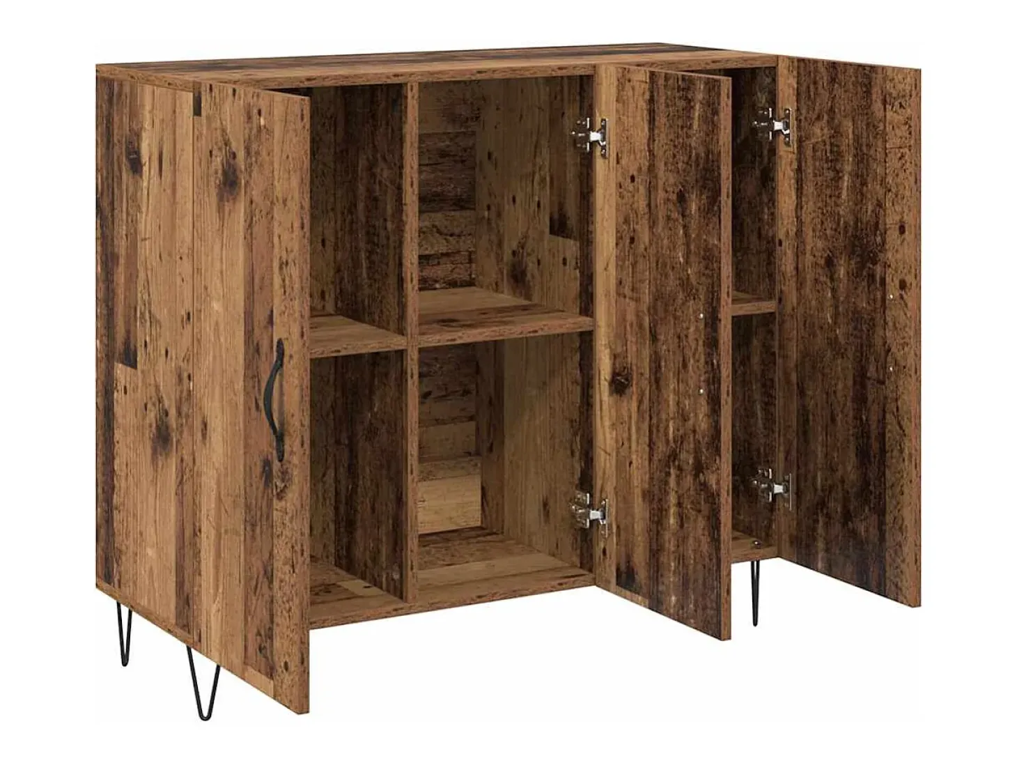 Vitrina Madera vieja 90 x 34 x 80 cm Madera contrachapada