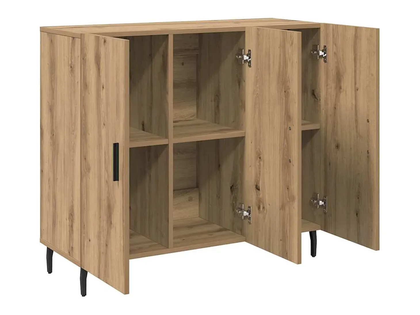Vitrina Marrón 90 x 34 x 80 cm Madera contrachapada