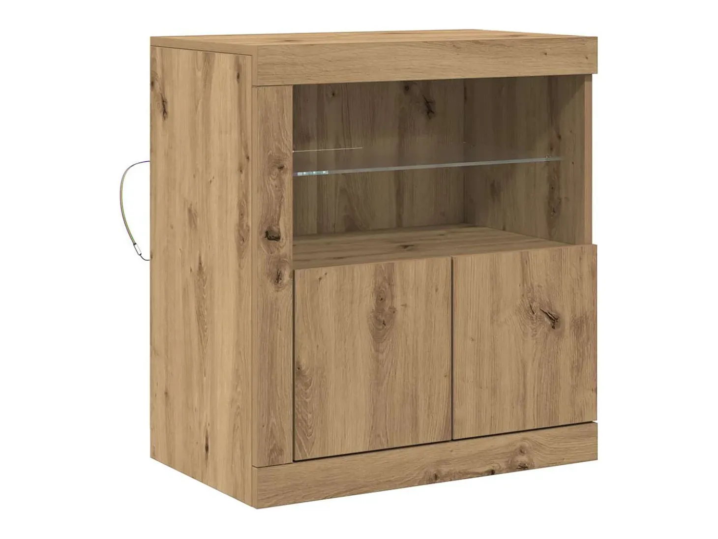 Vitrina Marrón 60.5 x 37 x 67 cm Madera contrachapada