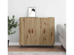 Vitrina Marrón 90 x 34 x 80 cm Madera contrachapada