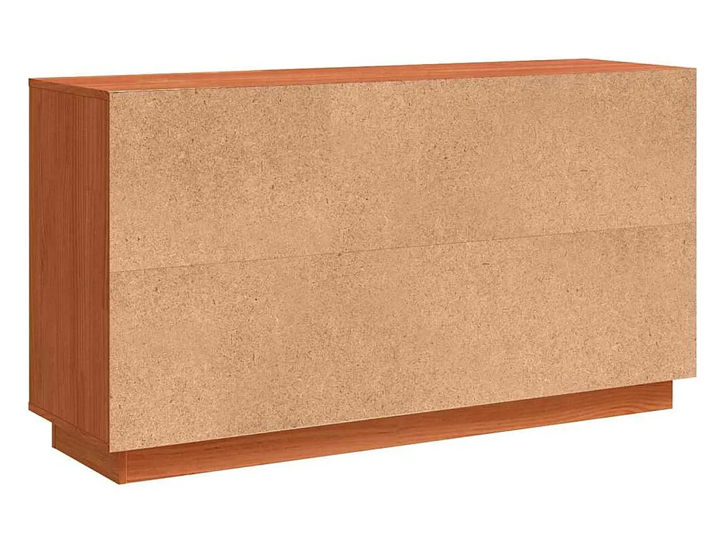 Vitrina Marrón 111 x 34 x 60 cm Madera maciza de Pino