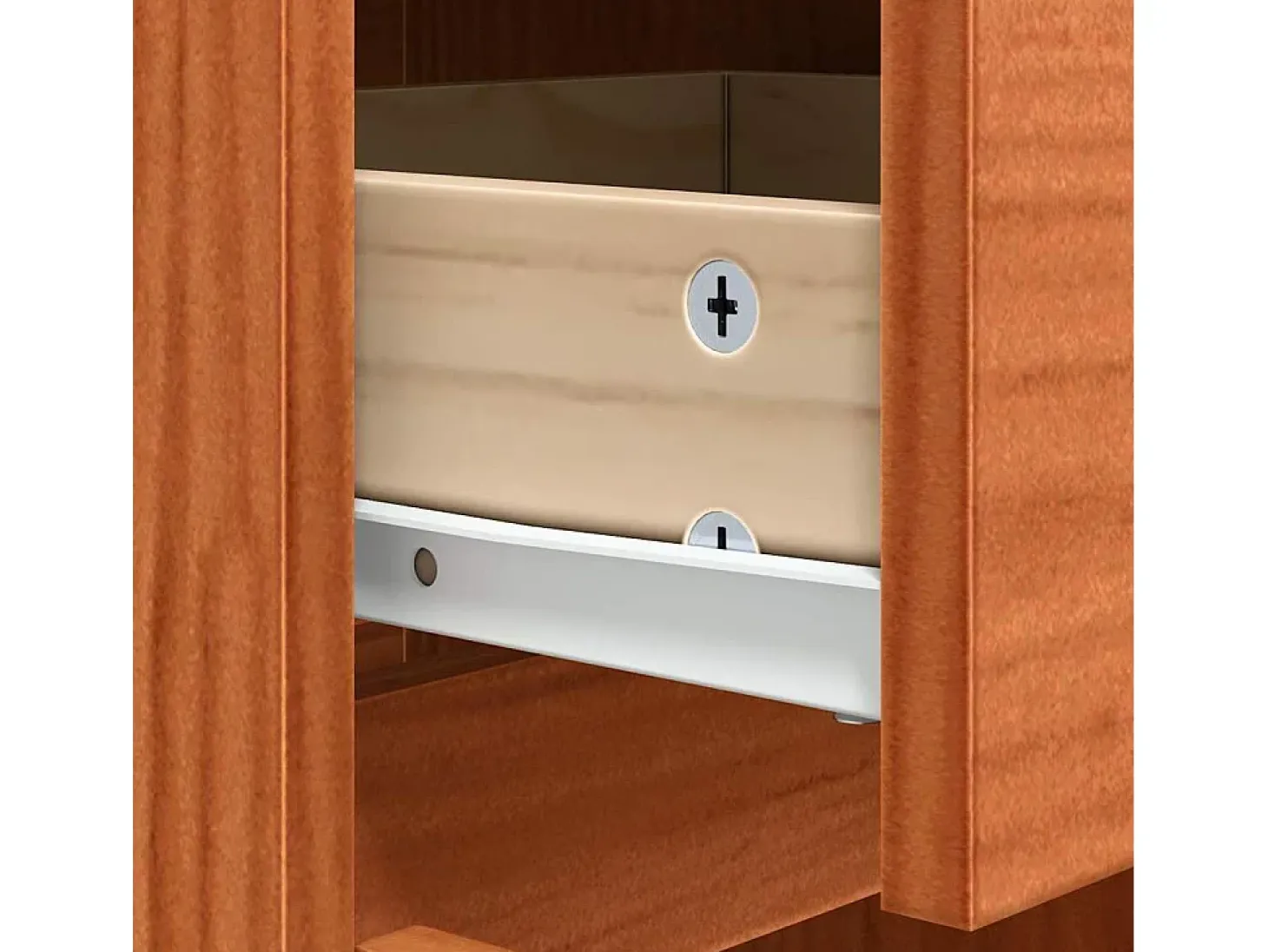 Vitrina Marrón cera 110 x 34 x 75 cm Madera maciza de pino