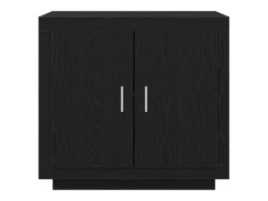 Vitrina Negro 80 x 40 x 75 cm Madera contrachapada