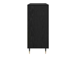 Vitrina Negro 90 x 34 x 80 cm Madera contrachapada