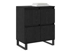 Vitrina Negro 60 x 35 x 70 cm Madera contrachapada