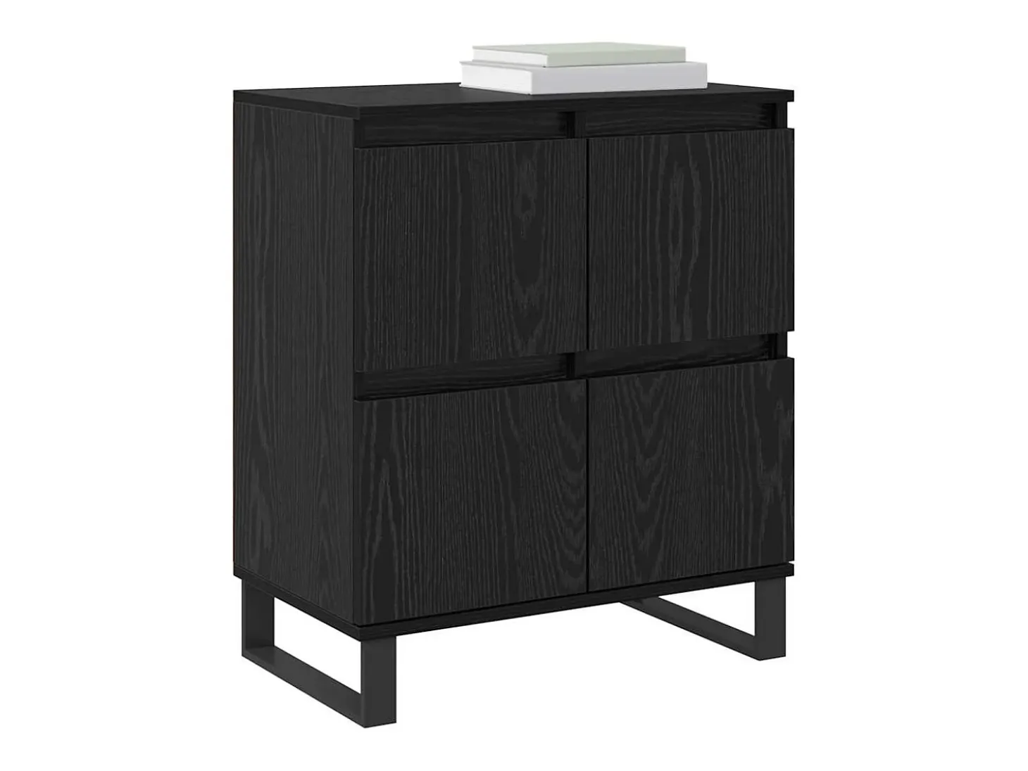 Vitrina Negro 60 x 35 x 70 cm Madera contrachapada