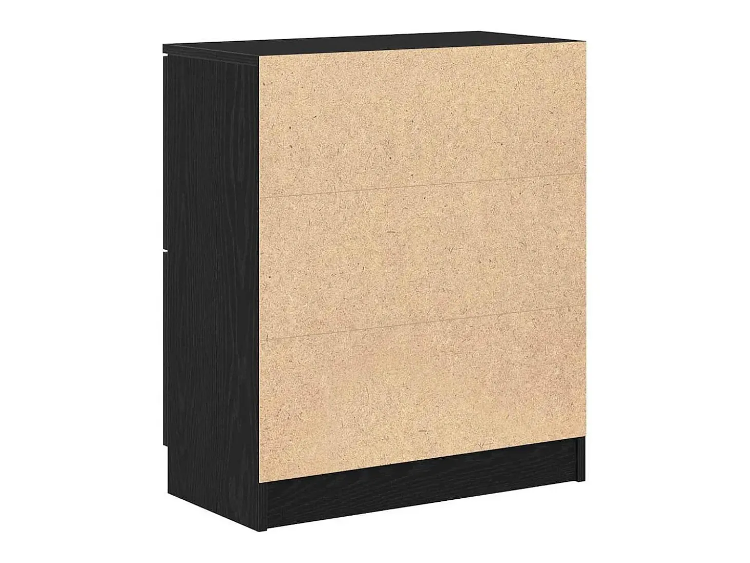 Vitrina Negro 60 x 30 x 70 cm Madera contrachapada