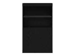 Vitrina Negro 60 x 37 x 100 cm Madera contrachapada