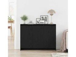 Vitrina Negro 102 x 33 x 75 cm Madera contrachapada