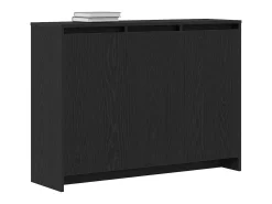 Vitrina Negro 102 x 33 x 75 cm Madera contrachapada