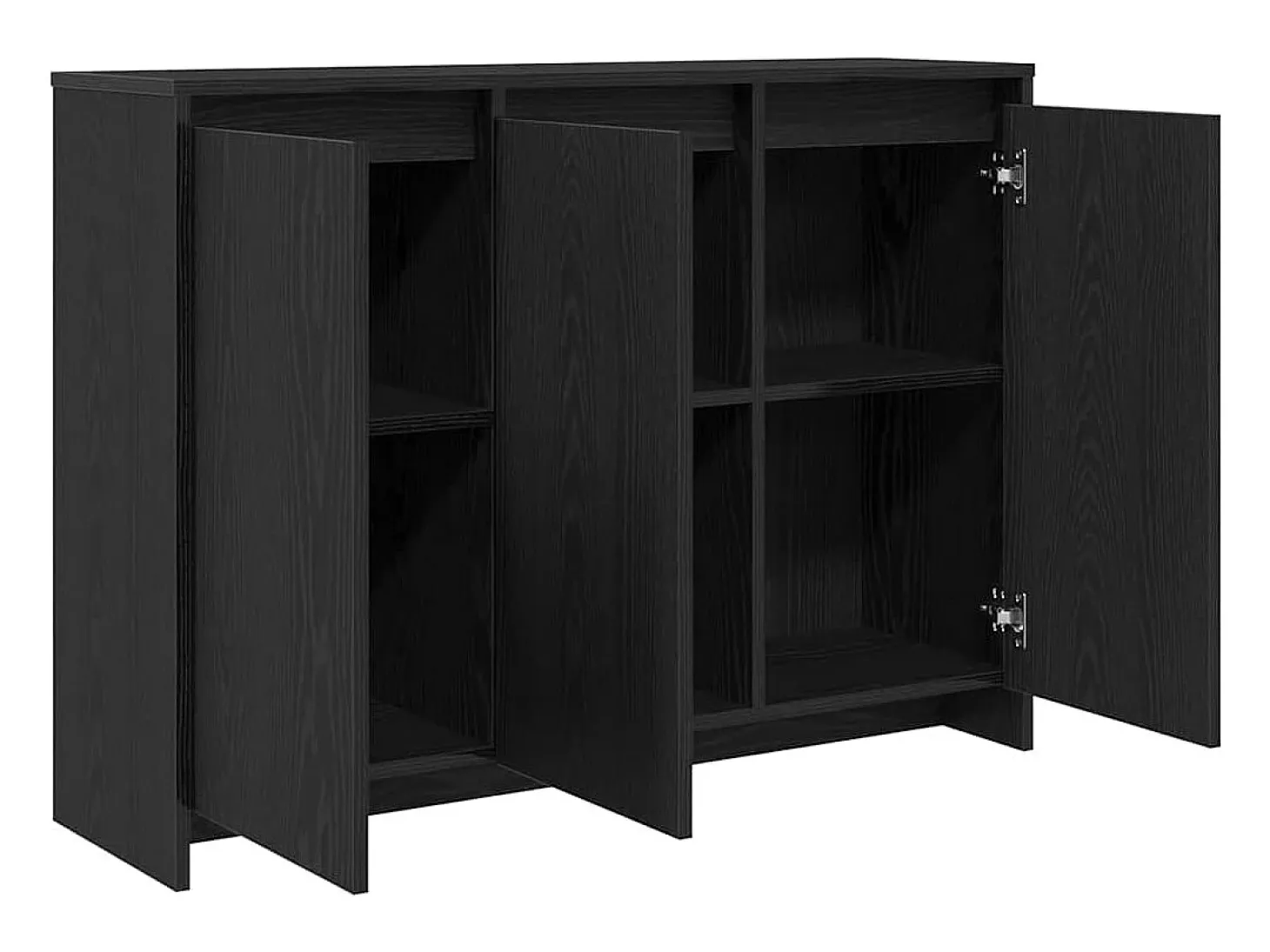 Vitrina Negro 102 x 33 x 75 cm Madera contrachapada