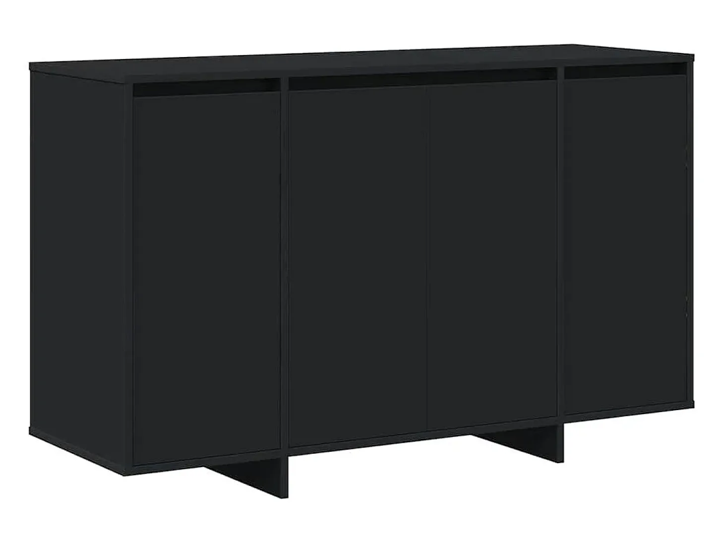 Vitrina Negro 120 x 41 x 75 cm Madera contrachapada