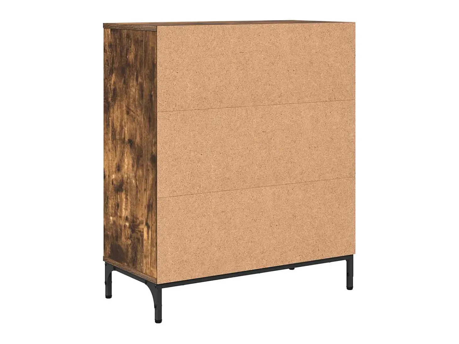 Vitrina Roble ahumado 69.5 x 33 x 82 cm Madera contrachapada
