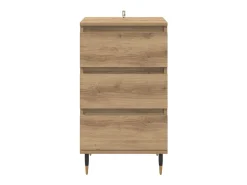 Vitrina Roble artisan 35 x 40 x 70 cm Madera contrachapada